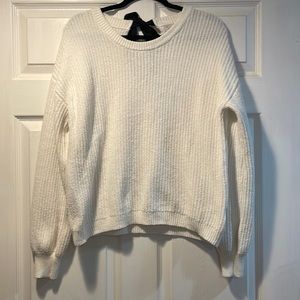 A New Day Sweater With Cut Out and Bow